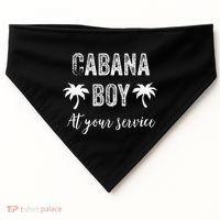 Cabana Boy Pool Party Bartender USA-Made Doggie Bandana thumb 0