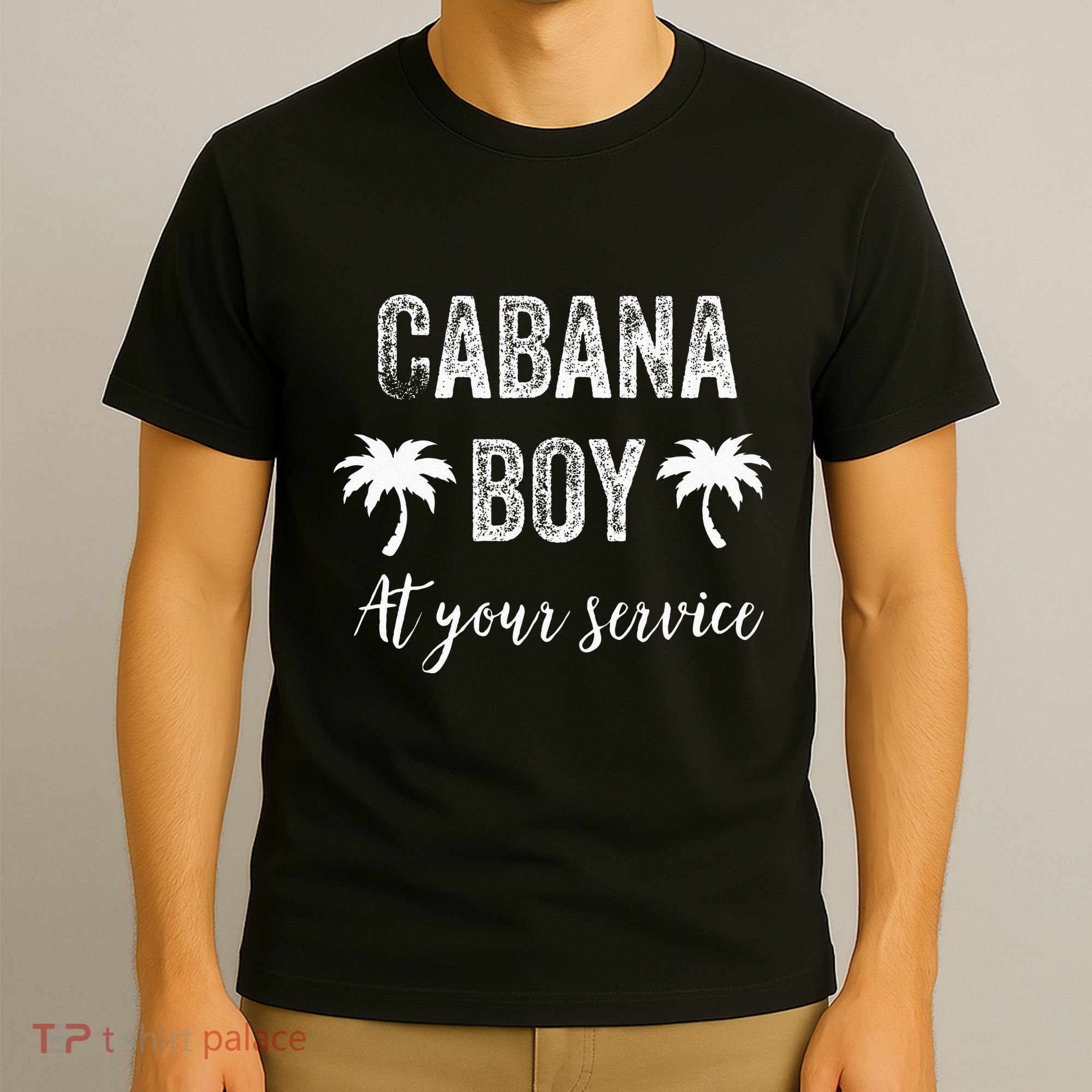 Cabana Boy Pool Party Bartender T-Shirt