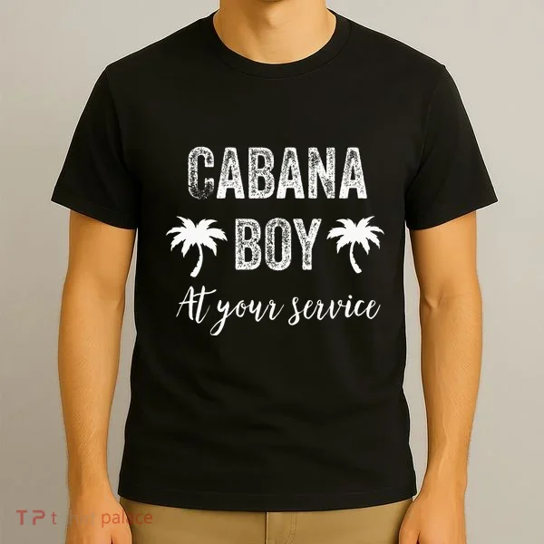 Cabana Boy Pool Party Bartender T-Shirt