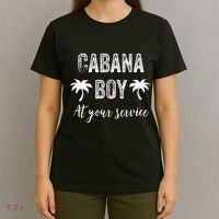 Cabana Boy Pool Party Bartender T-Shirt thumb 4