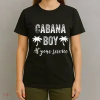 Cabana Boy Pool Party Bartender T-Shirt thumb 4