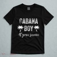 Cabana Boy Pool Party Bartender T-Shirt thumb 5