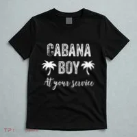 Cabana Boy Pool Party Bartender T-Shirt thumb 5
