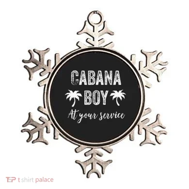 Cabana Boy Pool Party Bartender Ornament