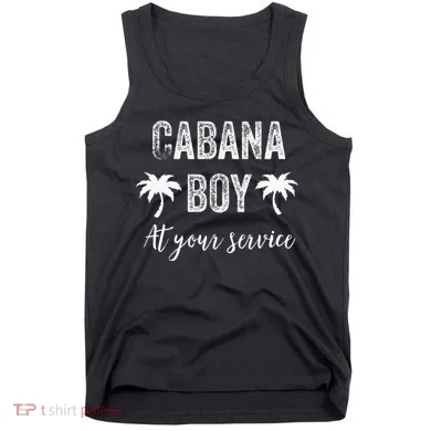 Cabana Boy Pool Party Bartender Tank Top
