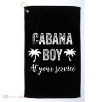 Cabana Boy Pool Party Bartender Golf Towel thumb 0