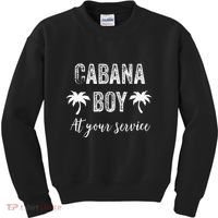 Cabana Boy Pool Party Bartender Kids Sweatshirt thumb 0
