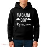 Cabana Boy Pool Party Bartender Kids Hoodie thumb 4