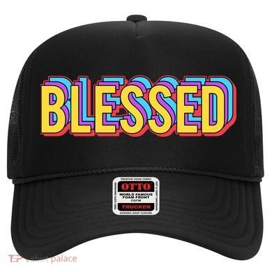 Colorful Blessed Quote Gift Hat