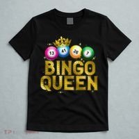 Cool Bingo Queen For Women Girls Lotto Casino Lucky Gambling T-Shirt thumb 5