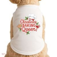 Christmas Baking Queen Doggie Tank thumb 0
