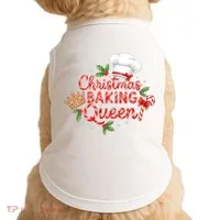 Christmas Baking Queen Doggie Tank thumb 0