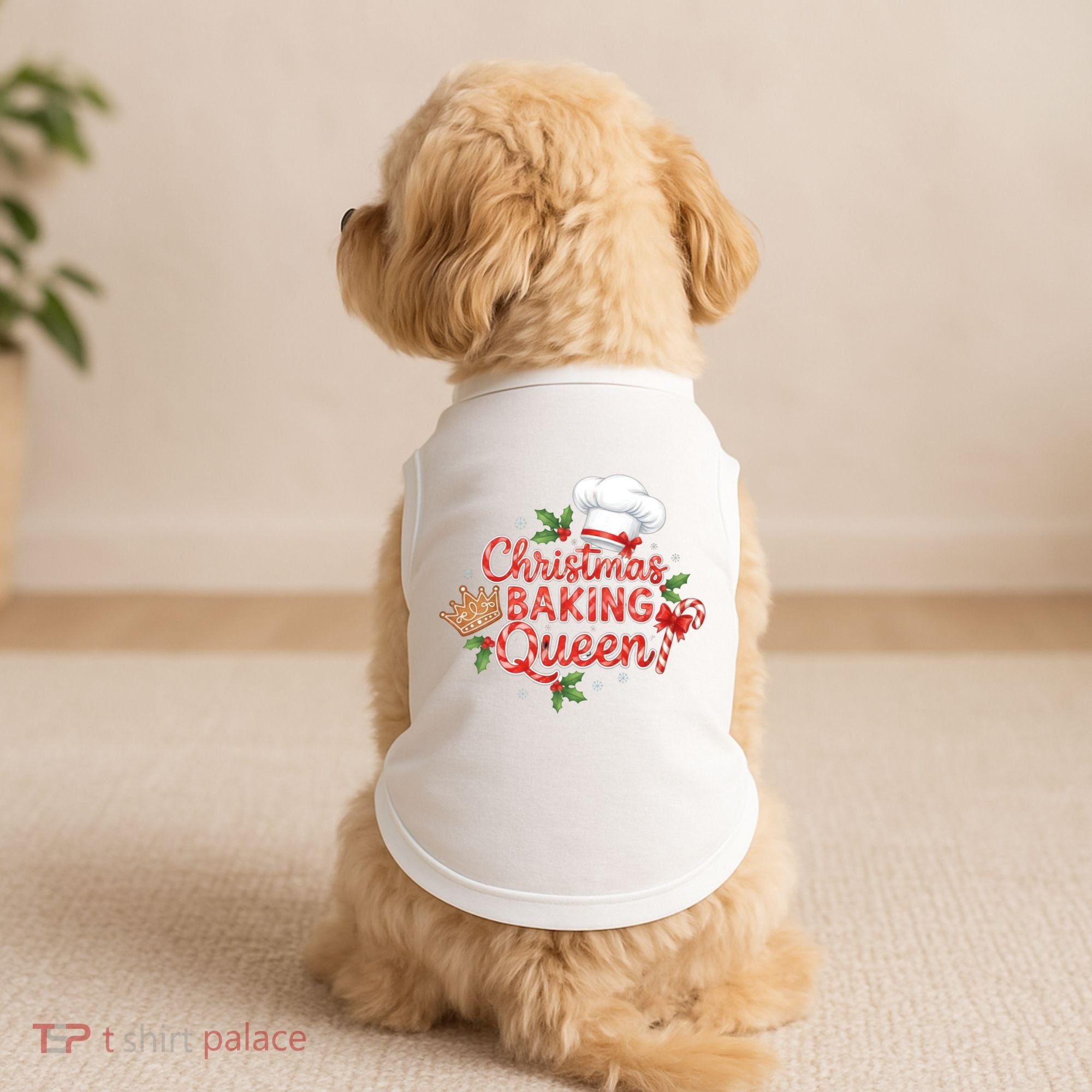 Christmas Baking Queen Doggie Tank