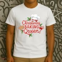 Christmas Baking Queen T-Shirt thumb 3