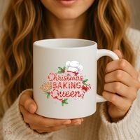 Christmas Baking Queen Coffee Mug thumb 3