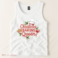 Christmas Baking Queen Tank Top thumb 2