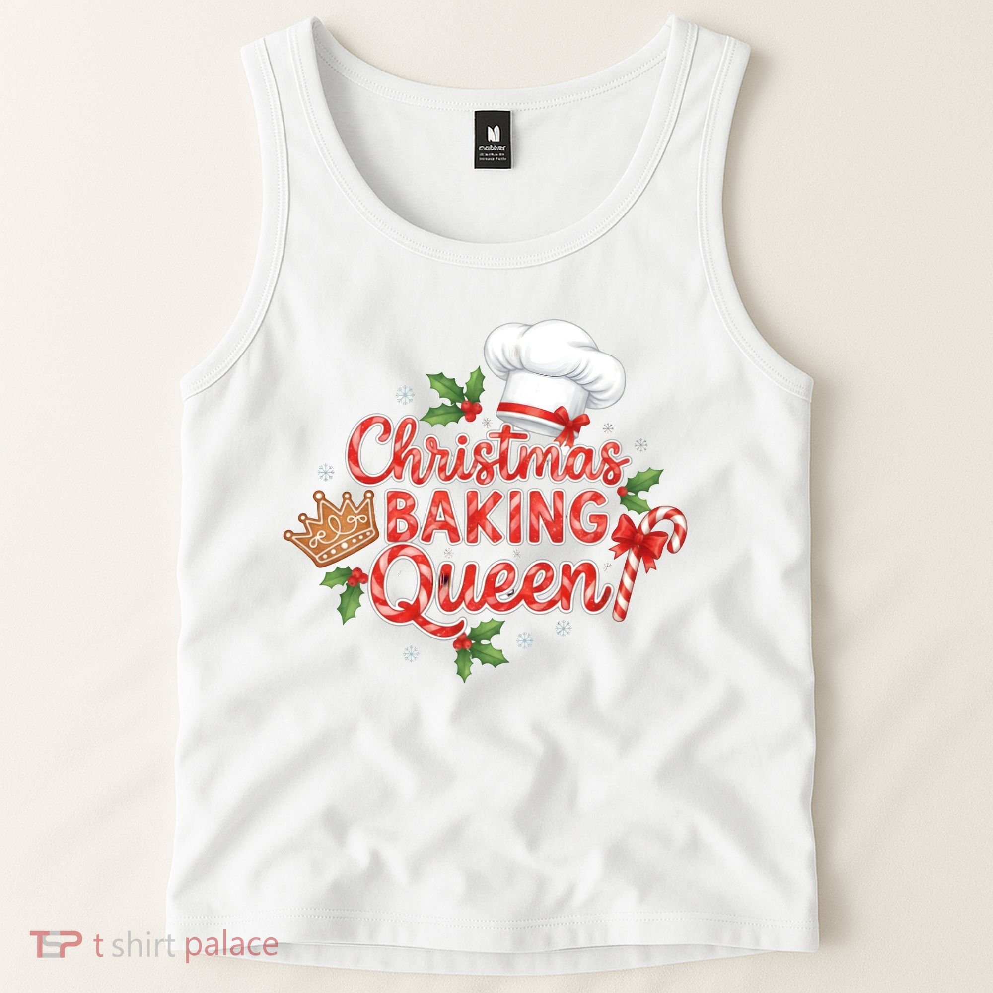 Christmas Baking Queen Tank Top