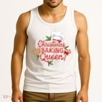 Christmas Baking Queen Tank Top thumb 3