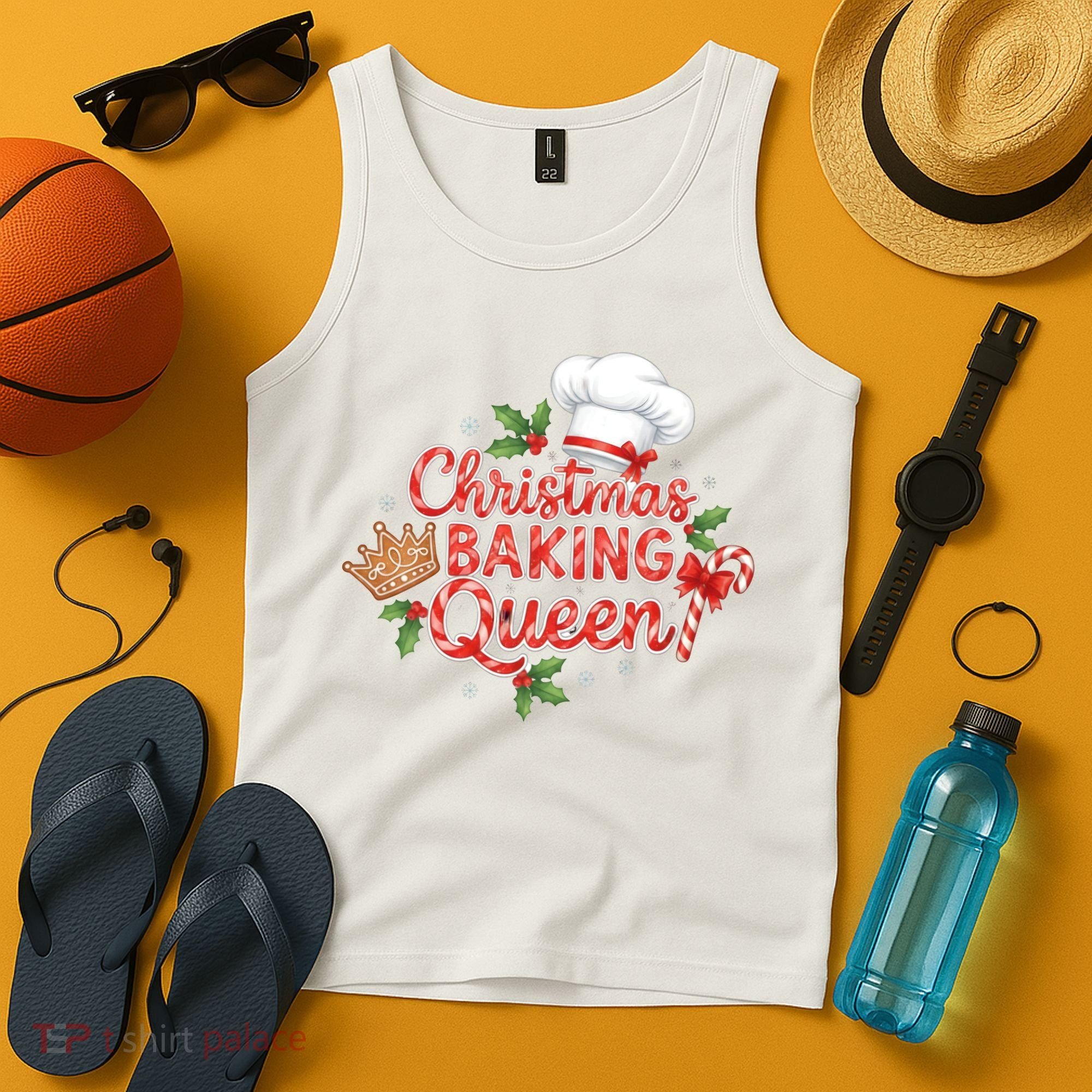 Christmas Baking Queen Tank Top