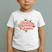 Christmas Baking Queen Toddler T-Shirt thumb 2