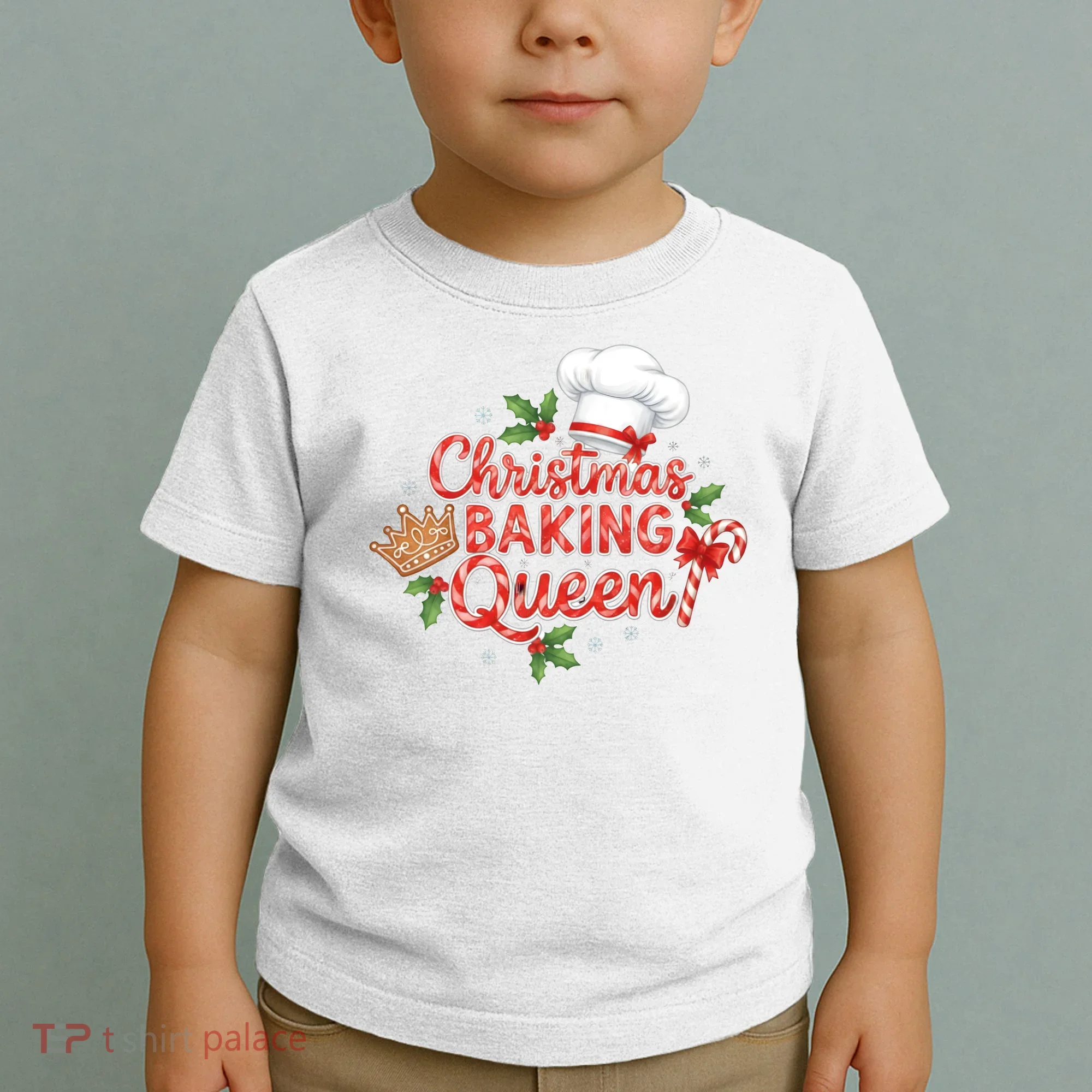 Christmas Baking Queen Toddler T-Shirt