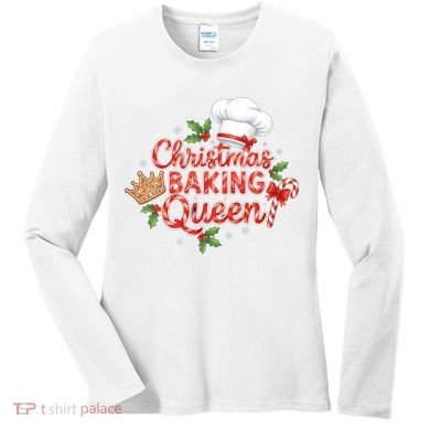 Christmas Baking Queen Women's Long Sleeve Shirt