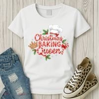 Christmas Baking Queen Women's T-Shirt thumb 3