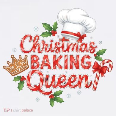 Christmas Baking Queen Women's V-Neck T-Shirt