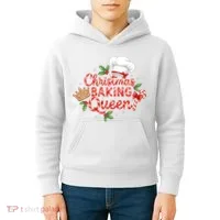 Christmas Baking Queen Kids Hoodie thumb 4