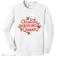 Christmas Baking Queen Kids Long Sleeve Shirt thumb 0