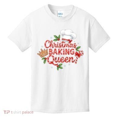 Christmas Baking Queen Kids T-Shirt
