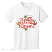 Christmas Baking Queen Kids T-Shirt thumb 0