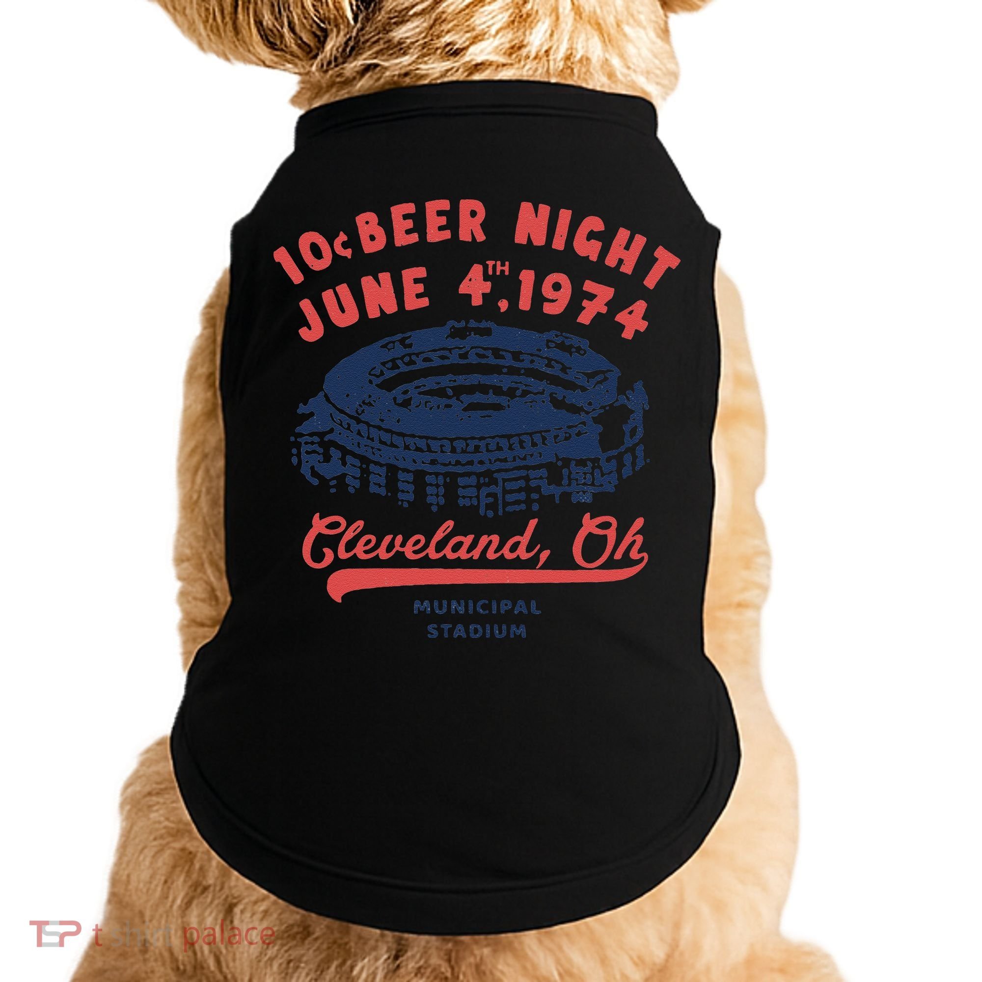 Cleveland Baseball Retro 10 Cent Beer Night Doggie Tank