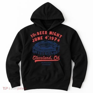 Cleveland Baseball Retro 10 Cent Beer Night Hoodie