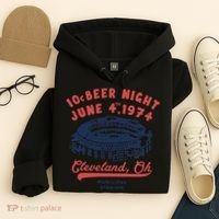 Cleveland Baseball Retro 10 Cent Beer Night Hoodie thumb 4