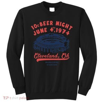 Cleveland Baseball Retro 10 Cent Beer Night Sweatshirt