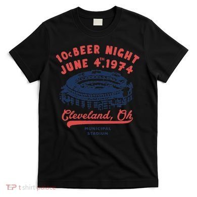 Cleveland Baseball Retro 10 Cent Beer Night T-Shirt
