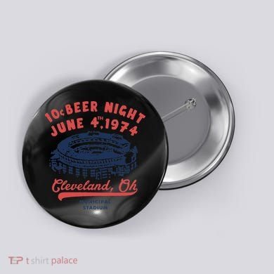 Cleveland Baseball Retro 10 Cent Beer Night Button