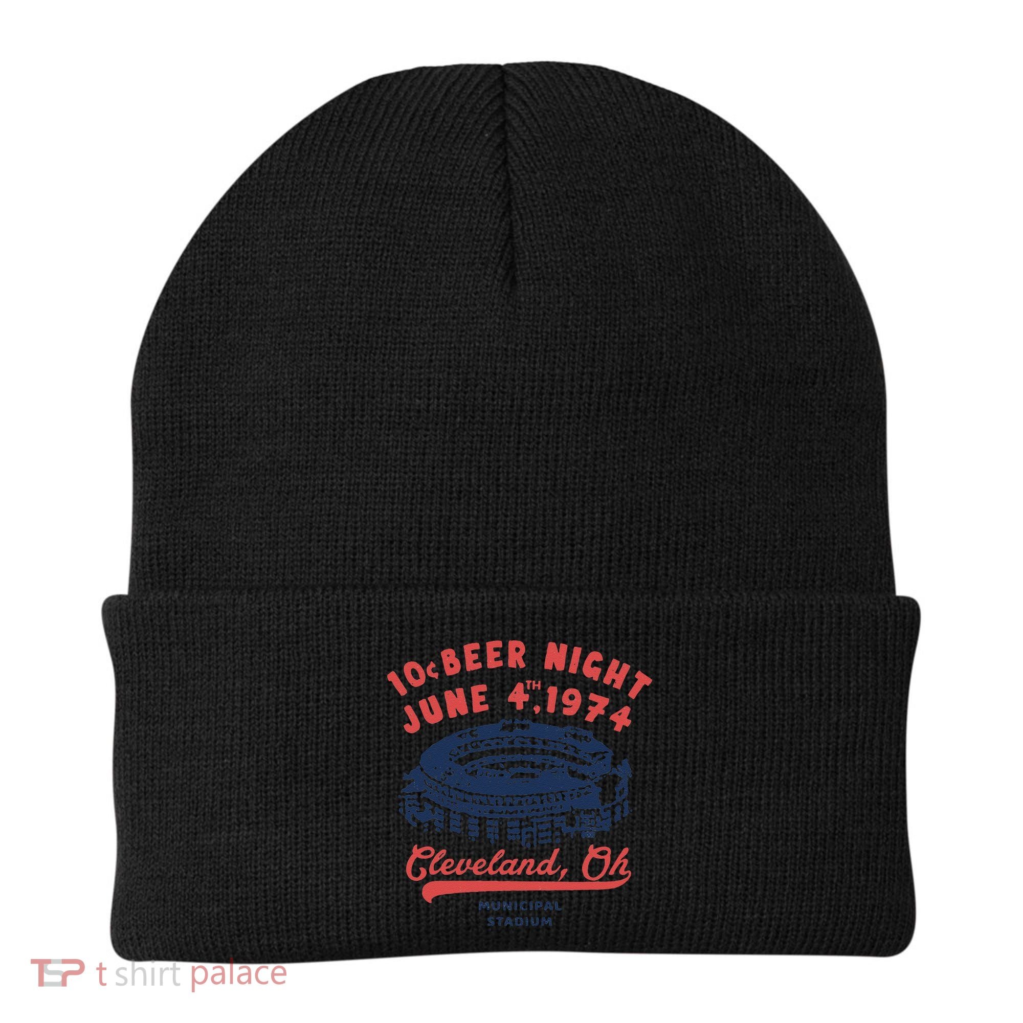 Cleveland Baseball Retro 10 Cent Beer Night Beanie