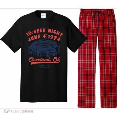 Cleveland Baseball Retro 10 Cent Beer Night Pajama Set
