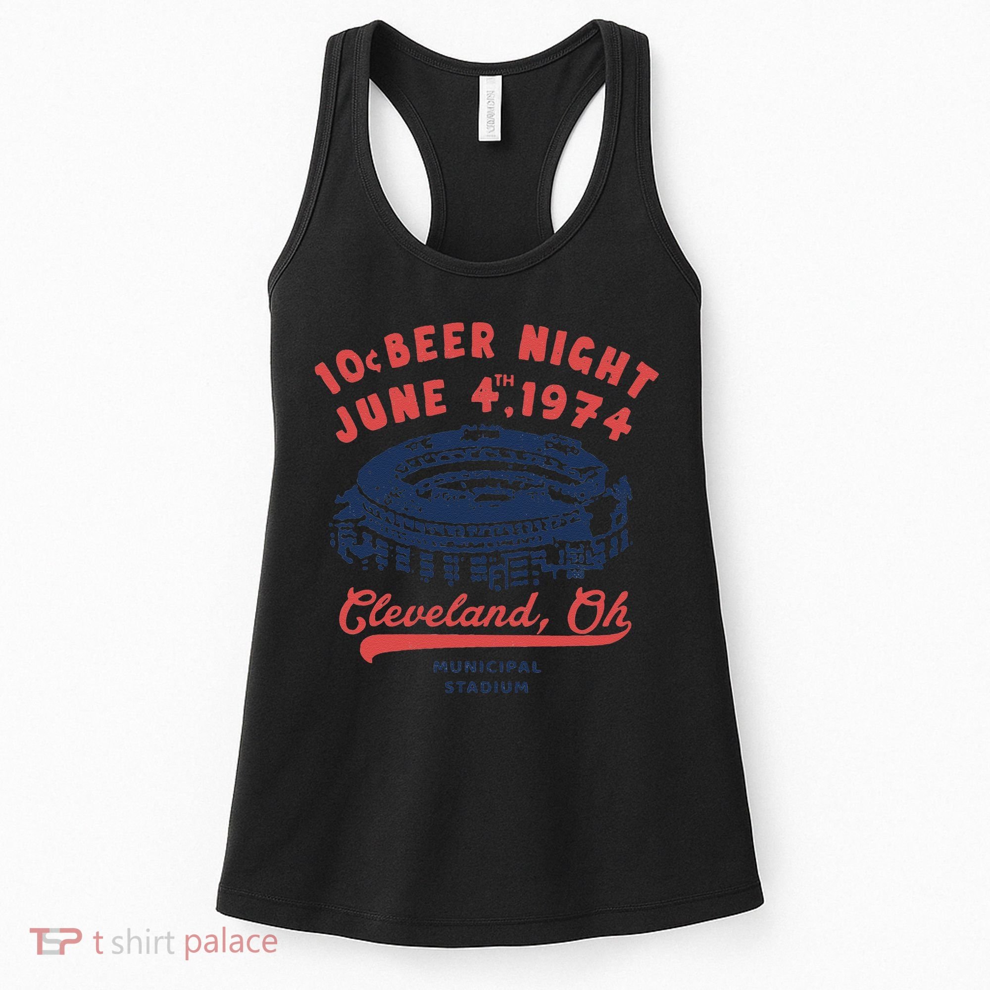 Cleveland Baseball Retro 10 Cent Beer Night Women's Tank Top