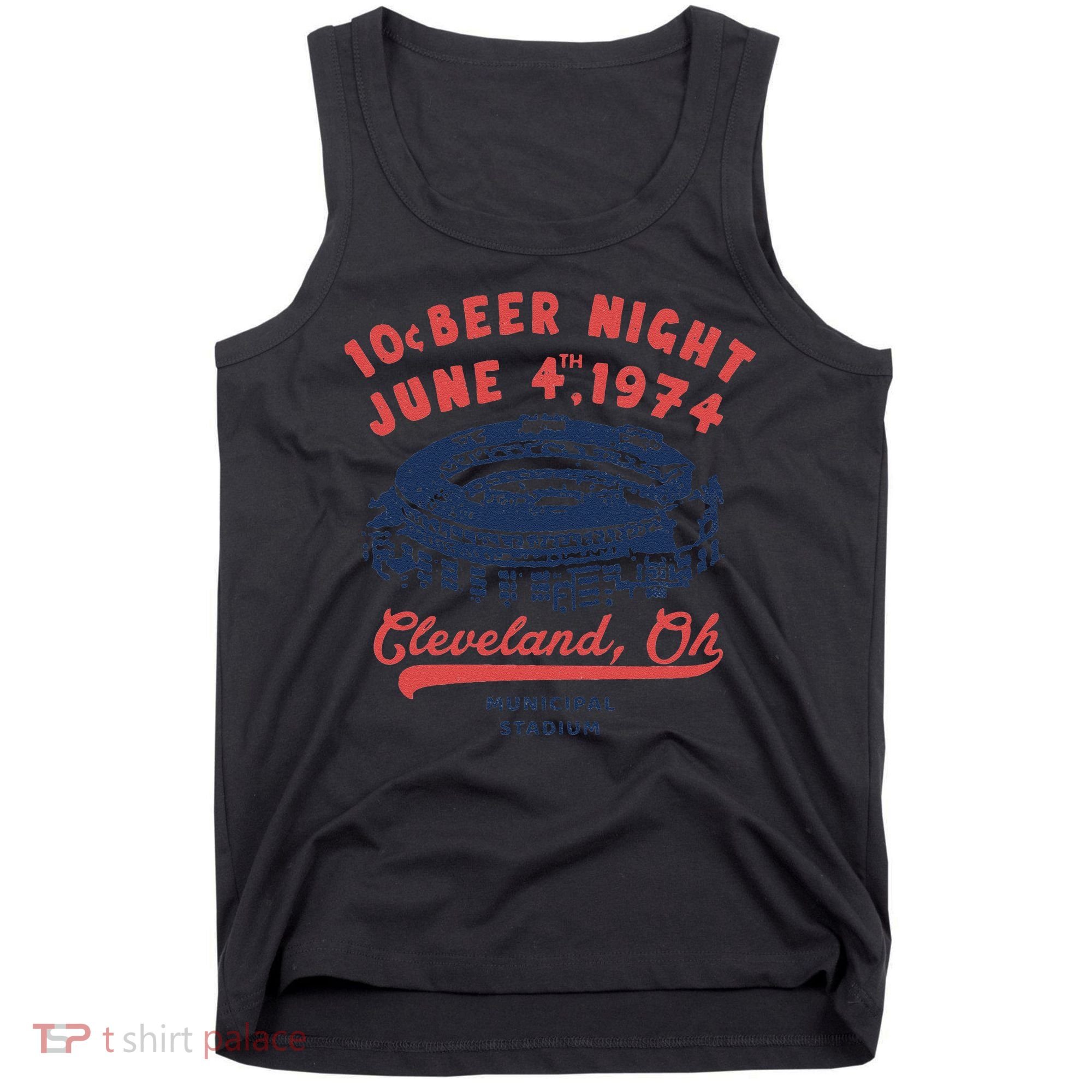 Cleveland Baseball Retro 10 Cent Beer Night Tank Top