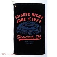 Cleveland Baseball Retro 10 Cent Beer Night Golf Towel thumb 0