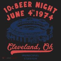 Cleveland Baseball Retro 10 Cent Beer Night Golf Towel thumb 3