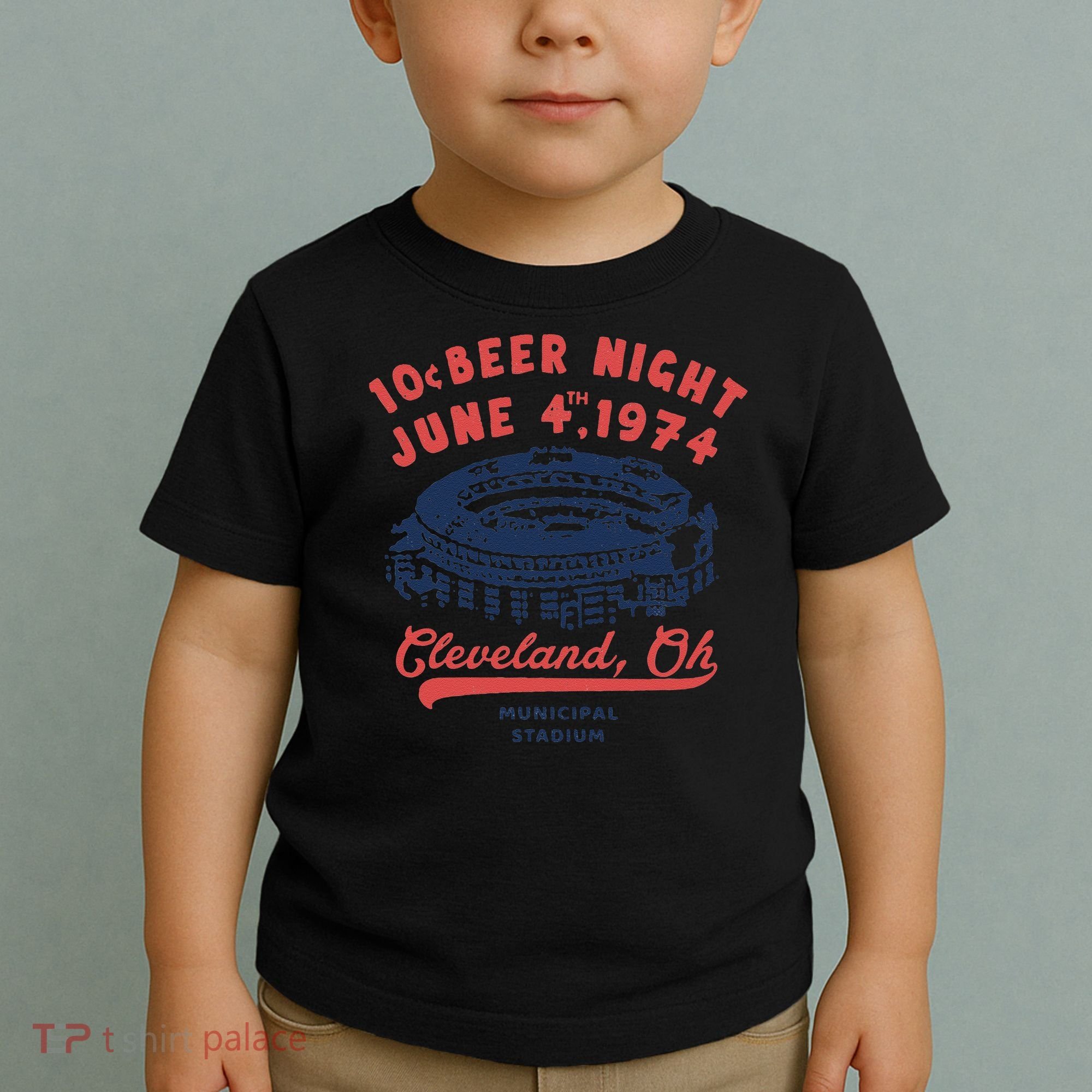 Cleveland Baseball Retro 10 Cent Beer Night Toddler T-Shirt