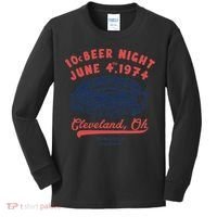 Cleveland Baseball Retro 10 Cent Beer Night Kids Long Sleeve Shirt thumb 0