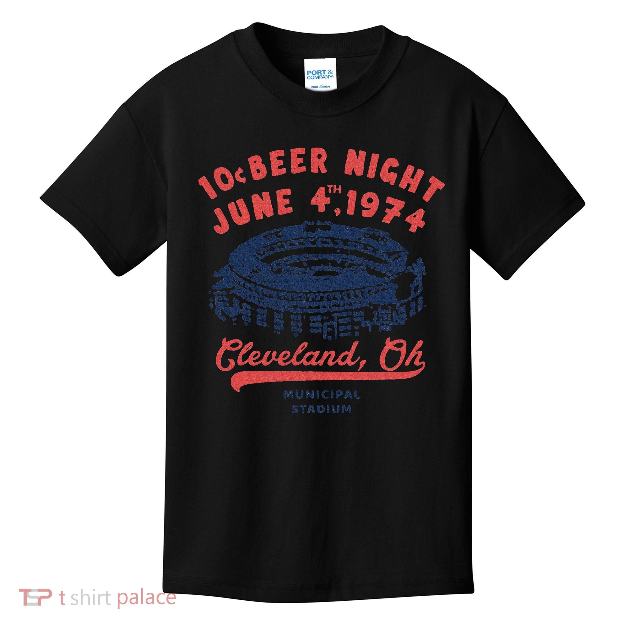 Cleveland Baseball Retro 10 Cent Beer Night Kids T-Shirt