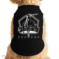 Cowboy Bull Riding Ask Me In Eight Seconds Doggie Tank thumb 0