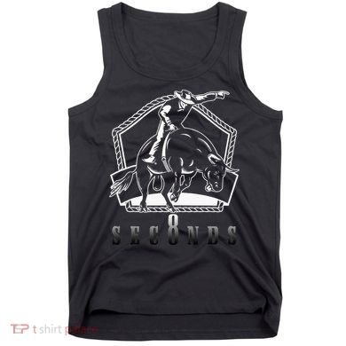 Cowboy Bull Riding Ask Me In Eight Seconds Tank Top