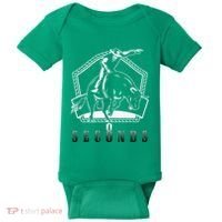 Cowboy Bull Riding Ask Me In Eight Seconds Baby Bodysuit thumb 0